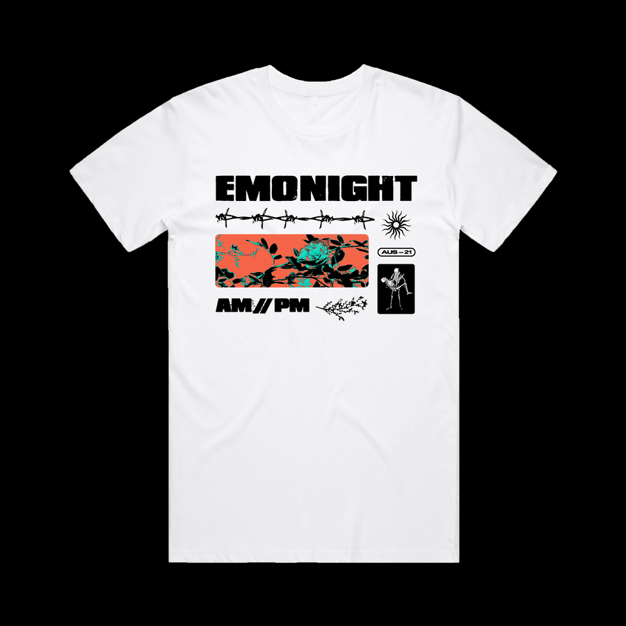 White Emo Night T-Shirt